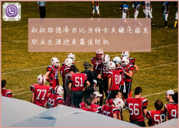 叔叔称德泽尔比为转会关键范赫克职业生涯迎来最佳时机