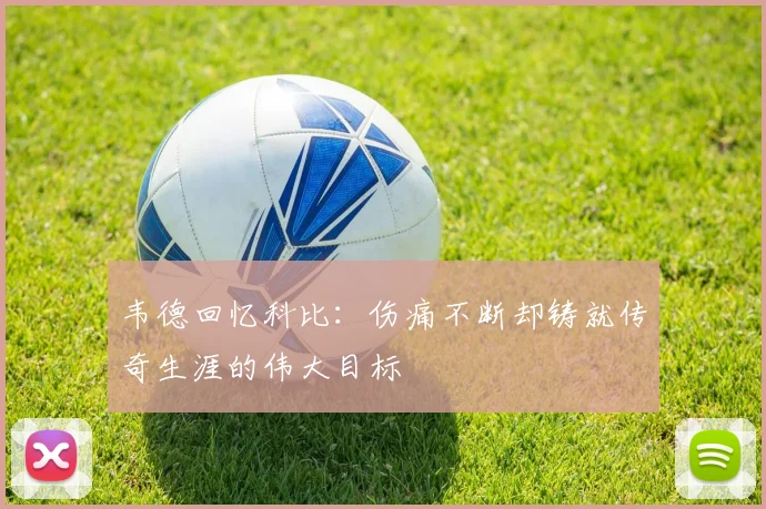 韦德回忆科比：伤痛不断却铸就传奇生涯的伟大目标