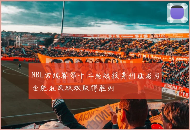 NBL常规赛第十二轮战报贵州猛龙与合肥狂风双双取得胜利